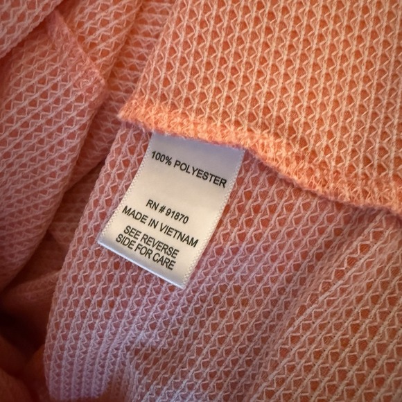 Pebble Beach Orange Short Sleeve Dry-Luxe Performance Golf Polo Top Womens Small - Picture 7 of 7
